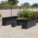 Sonata H Градински Софа Комплект 11 pcs Черно 80 x 80 x 71 cm