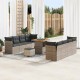 Sonata H Градински Софа Комплект 11 pcs Сив 80 x 80 x 71 cm