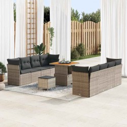 Sonata H Градински Софа Комплект 11 pcs Сив 80 x 80 x 71 cm - Canapele și bănci de grădină