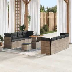 Sonata H Градински Софа Комплект 11 pcs Сив 90 x 55 x 71 cm - Canapele și bănci de grădină