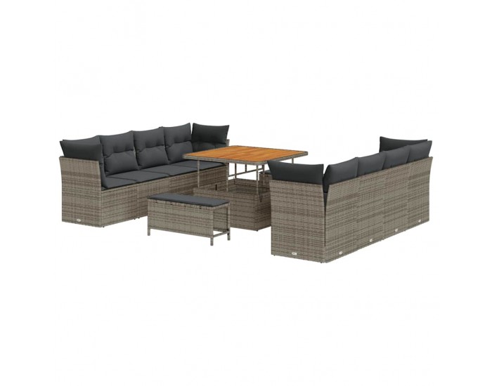 Sonata H Градински Софа Комплект 11 pcs Сив 100 x 100 x 71 cm