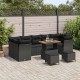 Sonata H Градински Софа Комплект 10 pcs Черно 90 x 55 x 71 cm