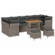 Sonata H Градински Софа Комплект 10 pcs Сив 90 x 55 x 71 cm