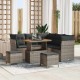 Sonata H Градински Софа Комплект с възглавница 8 pcs Сив 90 x 55 x 71 cm