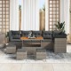 Sonata H Градински Софа Комплект 10 pcs Сив 110 x 55 x 71 см