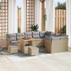 Sonata H Градински Софа Комплект 12 pcs бежово и светлосиво - Canapele și bănci de grădină