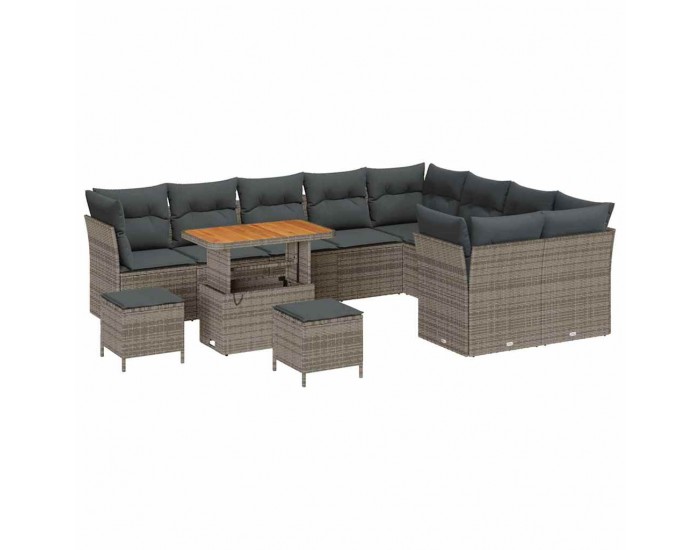 Sonata H Градински Софа Комплект 12 pcs Сив 90 x 55 x 71 cm