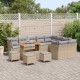 Sonata H Градински Софа Комплект 13 pcs бежово и светлосиво