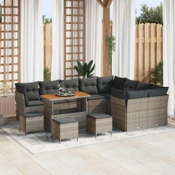 Sonata H Градински Софа Комплект 13 pcs Сив 110 x 55 x 71 см - Canapele și bănci de grădină