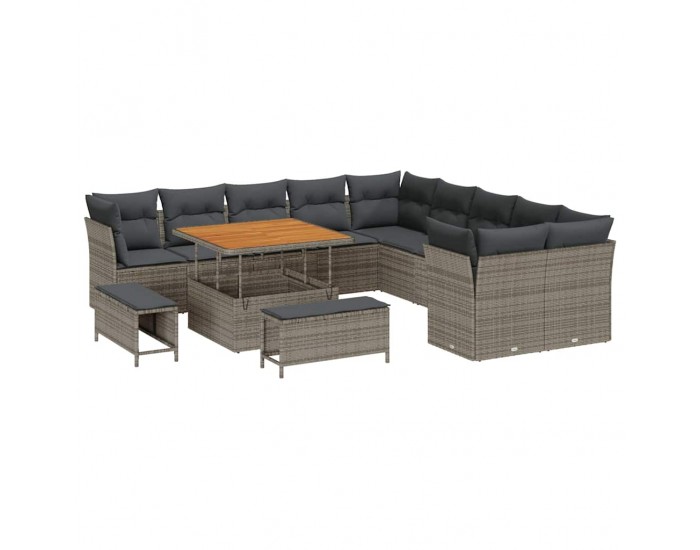 Sonata H Градински Софа Комплект 13 pcs Сив 100 x 100 x 71 cm
