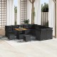 Sonata H Градински Софа Комплект 13 pcs Черно 80 x 80 x 71 cm