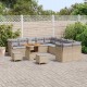 Sonata H Градински Софа Комплект 13 pcs бежово и светлосиво