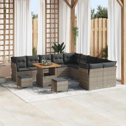 Sonata H Градински Софа Комплект 13 pcs Сив 80 x 80 x 71 cm - Canapele și bănci de grădină