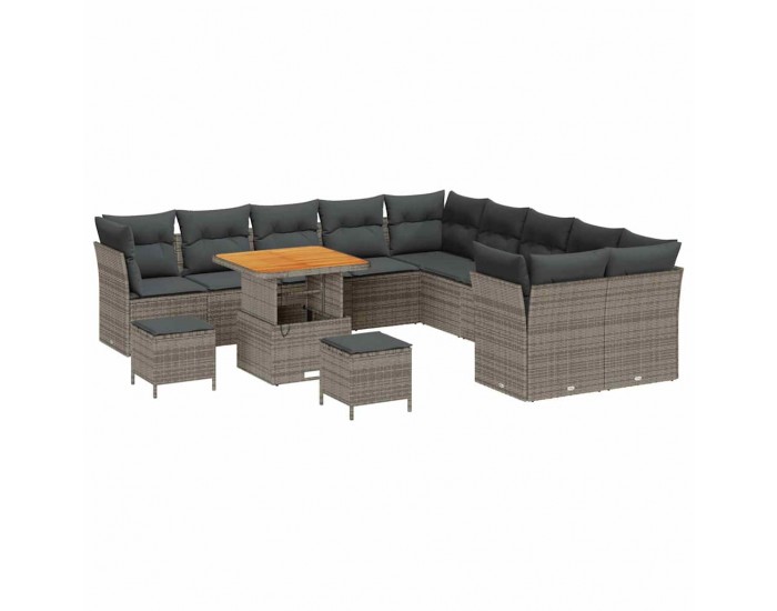 Sonata H Градински Софа Комплект 13 pcs Сив 80 x 80 x 71 cm