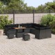 Sonata H Градински Софа Комплект 13 pcs Черно 90 x 55 x 71 cm