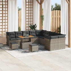 Sonata H Градински Софа Комплект 13 pcs Сив 90 x 55 x 71 cm - Canapele și bănci de grădină