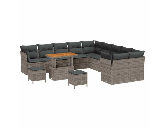 Sonata H Градински Софа Комплект 13 pcs Сив 90 x 55 x 71 cm