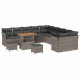 Sonata H Градински Софа Комплект 13 pcs Сив 90 x 55 x 71 cm
