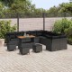 Sonata H Градински Софа Комплект 14 pcs Черно 110 x 55 x 71 см