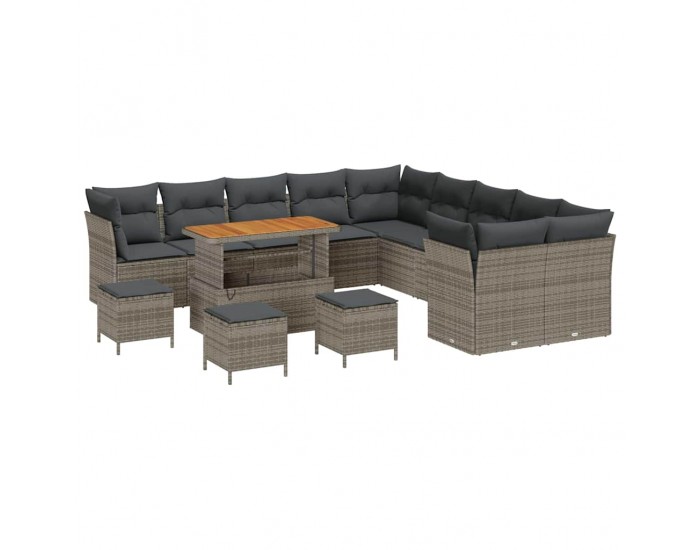 Sonata H Градински Софа Комплект 14 pcs Сив 110 x 55 x 71 см