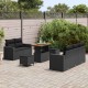 Sonata H Градински Софа Комплект 8 pcs Черно 90 x 55 x 71 cm