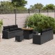 Sonata H Градински Софа Комплект 9 pcs Черно 80 x 80 x 71 cm