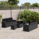 Sonata H Градински Софа Комплект 9 pcs Черно 90 x 55 x 71 cm