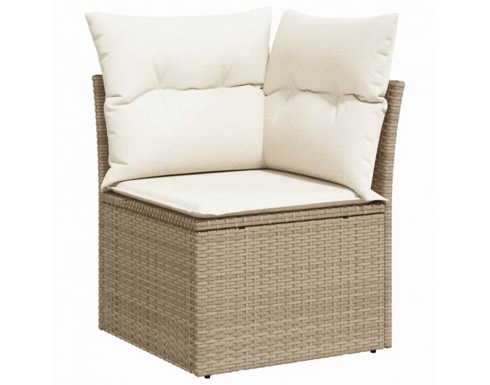 Sonata H Градински Софа Комплект 11 pcs бежово и кремаво 80 x 80 x 71 cm