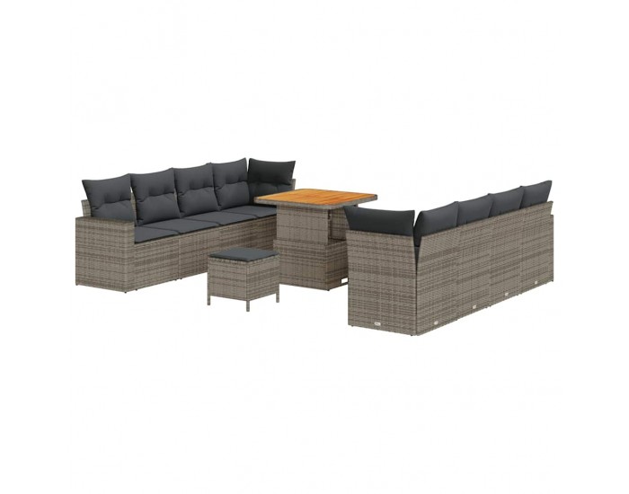 Sonata H Градински Софа Комплект 11 pcs Сив 80 x 80 x 71 cm