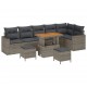 Sonata H Градински Софа Комплект с възглавница 9 pcs Сив 90 x 55 x 71 cm