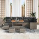 Sonata H Градински Софа Комплект 10 pcs Сив 110 x 55 x 71 см