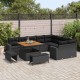 Sonata H Градински Софа Комплект 12 pcs Черно 100 x 100 x 71 cm
