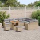 Sonata H Градински Софа Комплект 12 pcs бежово и светлосиво