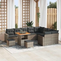 Sonata H Градински Софа Комплект 12 pcs Сив 80 x 80 x 71 cm - Canapele și bănci de grădină