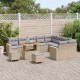 Sonata H Градински Софа Комплект 12 pcs бежово и светлосиво