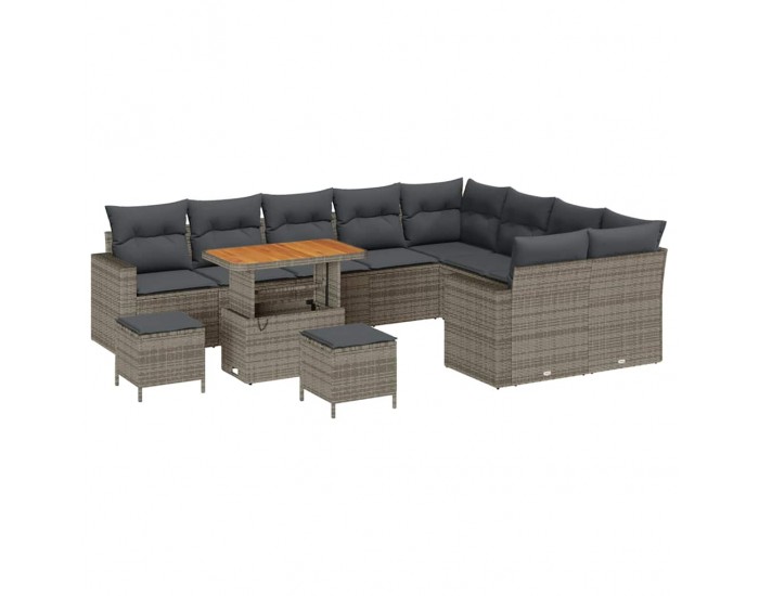 Sonata H Градински Софа Комплект 12 pcs Сив 90 x 55 x 71 cm
