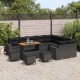 Sonata H Градински Софа Комплект 13 pcs Черно 110 x 55 x 71 см