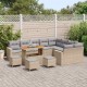 Sonata H Градински Софа Комплект 13 pcs бежово и светлосиво