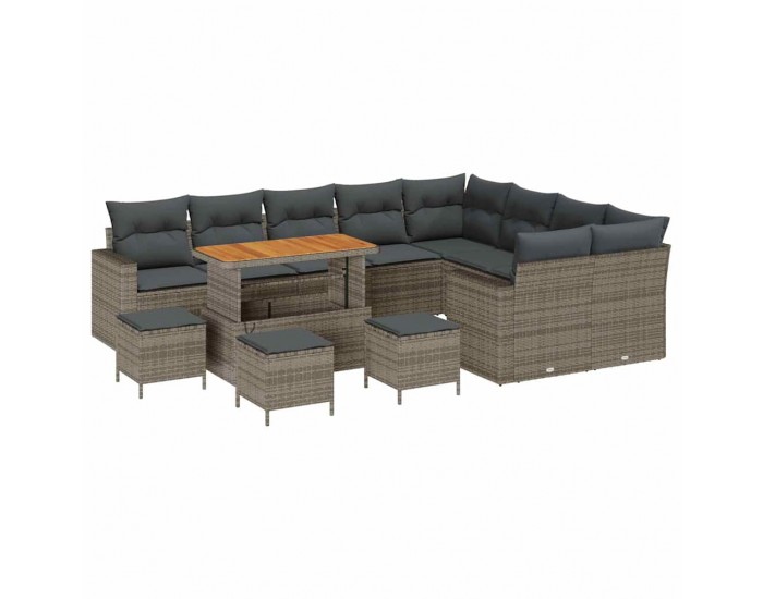 Sonata H Градински Софа Комплект 13 pcs Сив 110 x 55 x 71 см