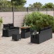 Sonata H Градински Софа Комплект 8 pcs Черно 90 x 55 x 71 cm