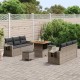 Sonata H Градински Софа Комплект с възглавница 9 pcs Сив 80 x 80 x 71 cm