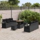 Sonata H Градински Софа Комплект 9 pcs Черно 90 x 55 x 71 cm