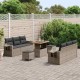 Sonata H Градински Софа Комплект с възглавница 9 pcs Сив 90 x 55 x 71 cm
