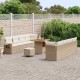 Sonata H Градински Софа Комплект 11 pcs бежово и кремаво 80 x 80 x 71 cm