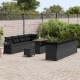 Sonata H Градински Софа Комплект 11 pcs Черно 90 x 55 x 71 cm