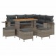 Sonata H Градински Софа Комплект 9 pcs Сив 110 x 55 x 71 см
