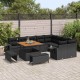 Sonata H Градински Софа Комплект 12 pcs Черно 100 x 100 x 71 cm