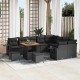 Sonata H Градински Софа Комплект 12 pcs Черно 80 x 80 x 71 cm