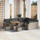 Sonata H Градински Софа Комплект 12 pcs Сив 80 x 80 x 71 cm