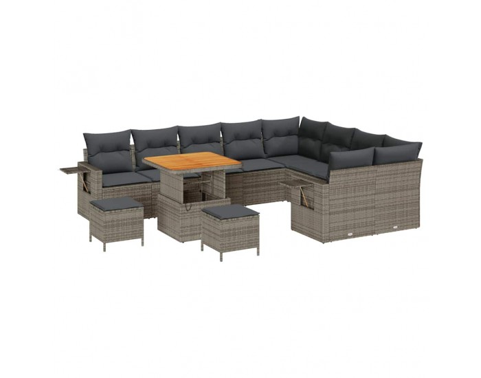 Sonata H Градински Софа Комплект 12 pcs Сив 80 x 80 x 71 cm